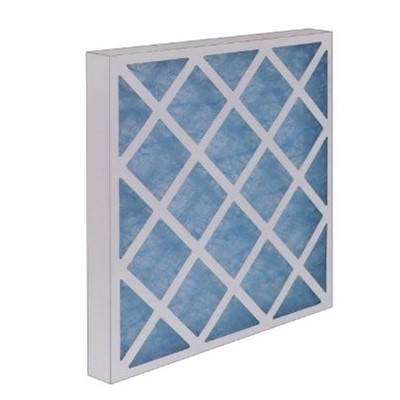 10x10x1 Glass Fibre Air Panel Filter with Cardboard Surround 245x245x22 mm